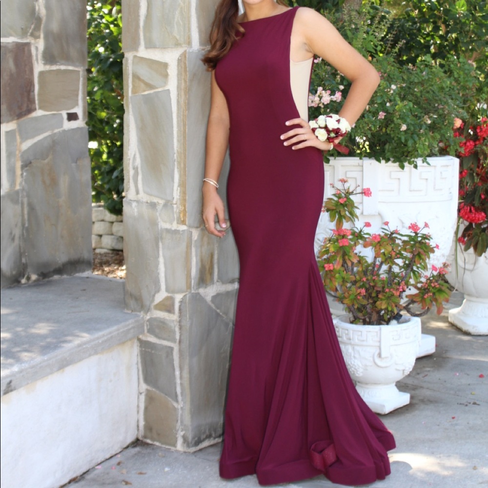 Maroon Prom Dress